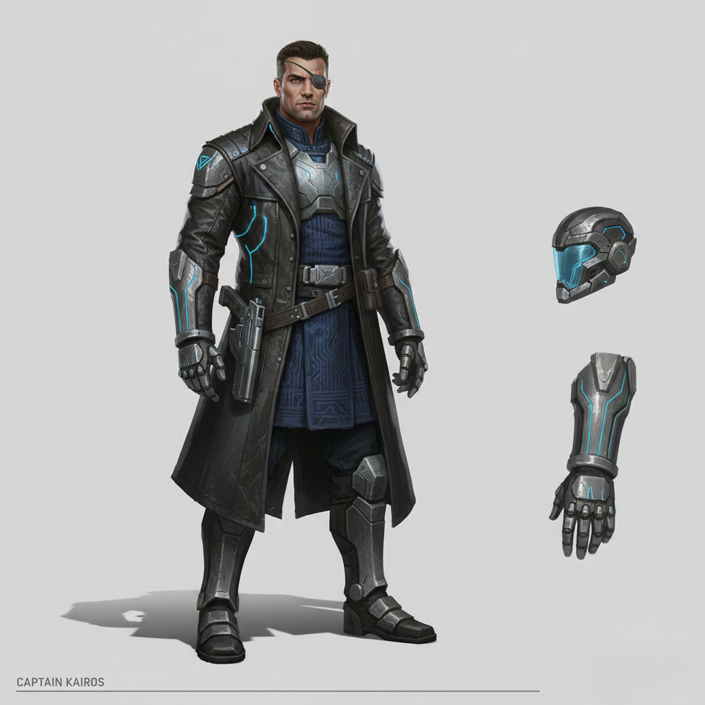 Professional digital character concept art created by Pro Digital Artist student