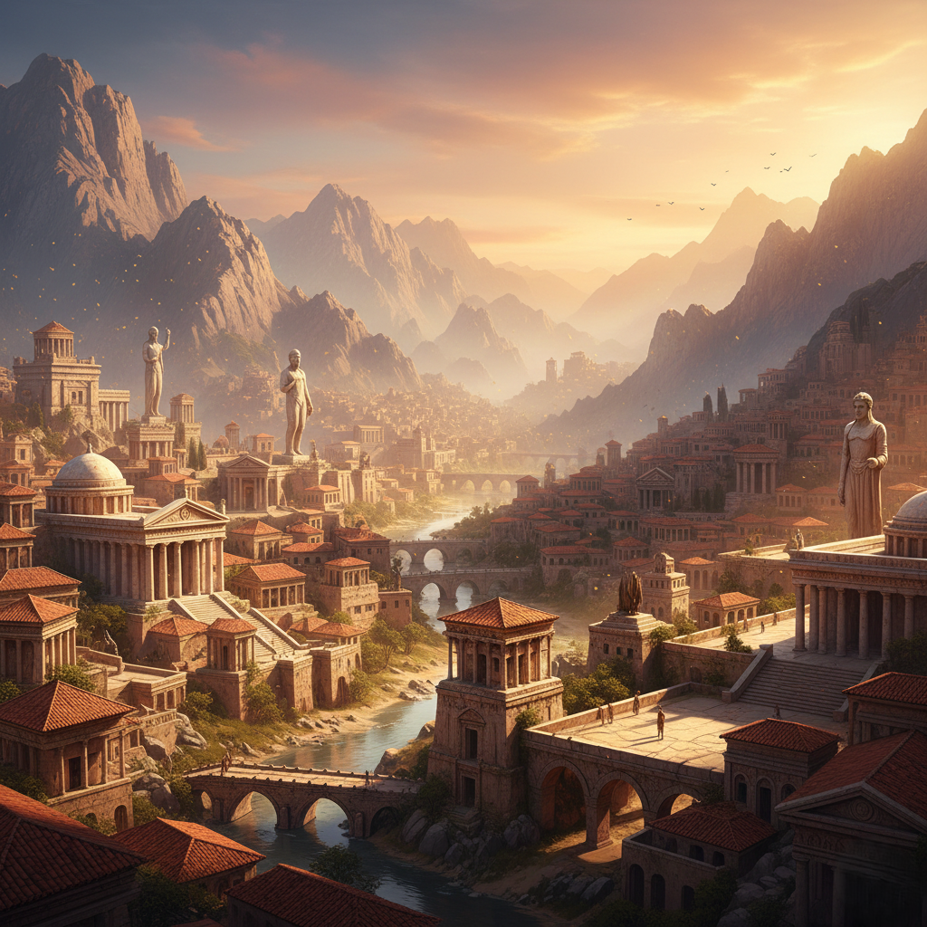 Cinematic digital environment artwork by Pro Digital Artist student