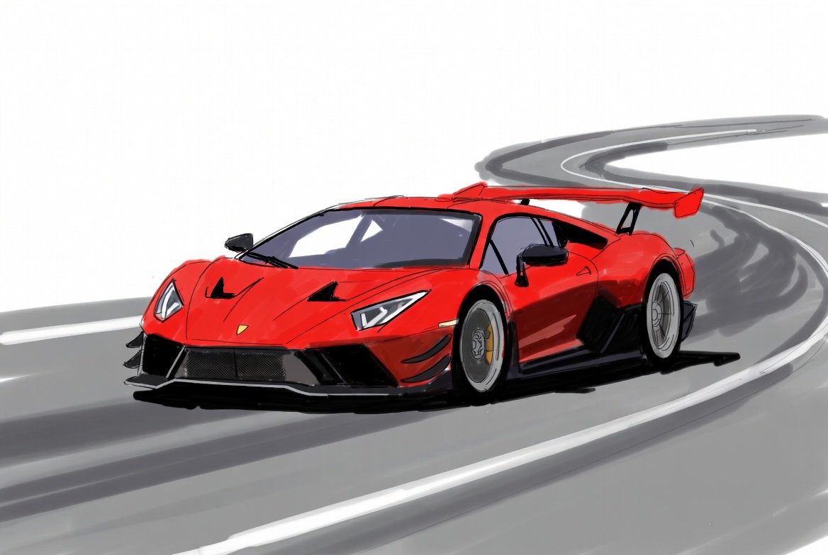 Creative digital composition by a child aged 8 to 12