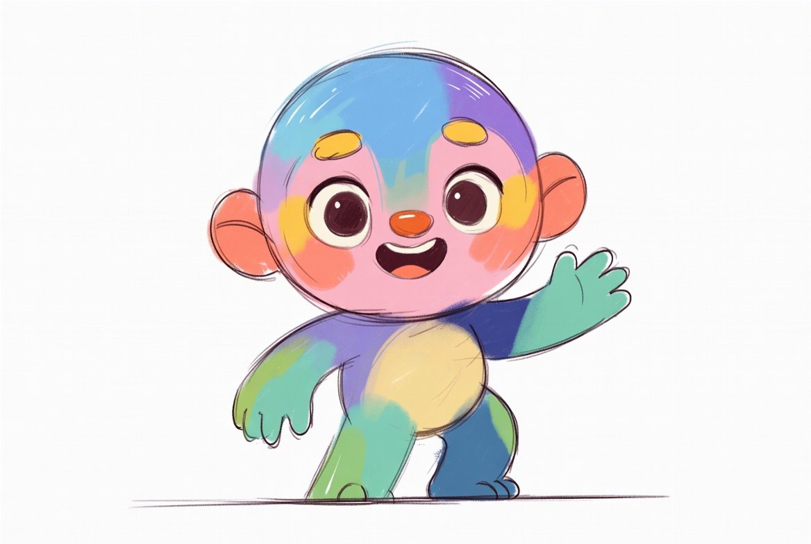 Story based digital artwork by a 9 year old